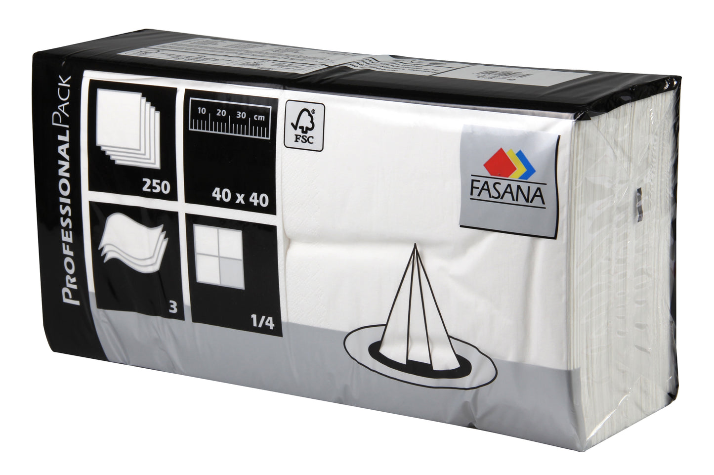 Servietten Fasana weiss