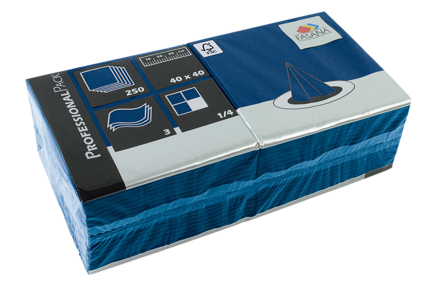 Servietten Fasana blau