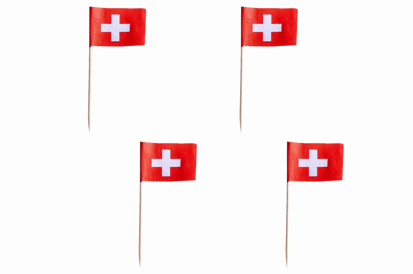 Deko Picker Schweizer Fahnen