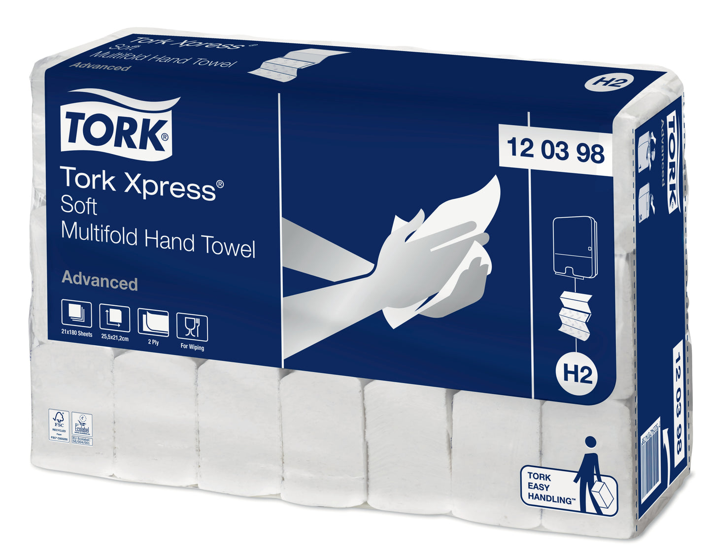 Papierhandtücher Tork Advan.H2