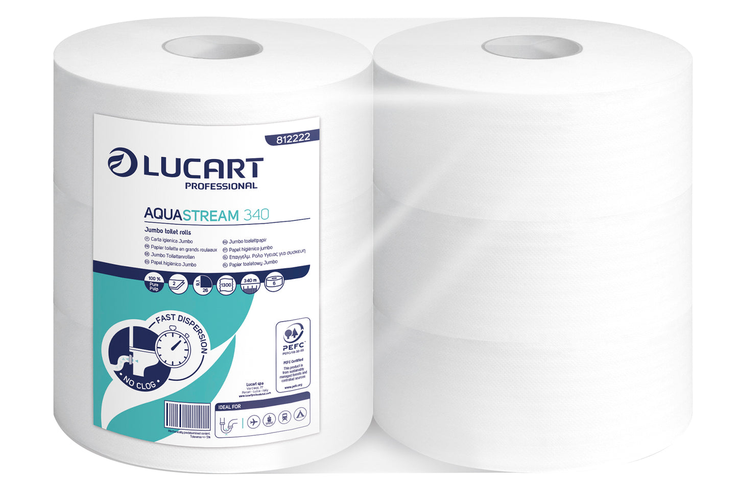 Toilettenpapier Jumbo Aquastre