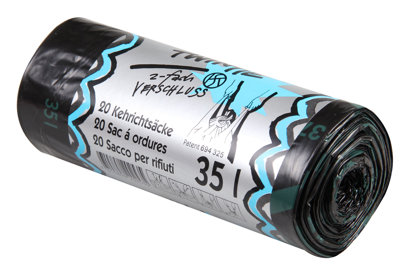 Kehrichtsack 35L/schwarz