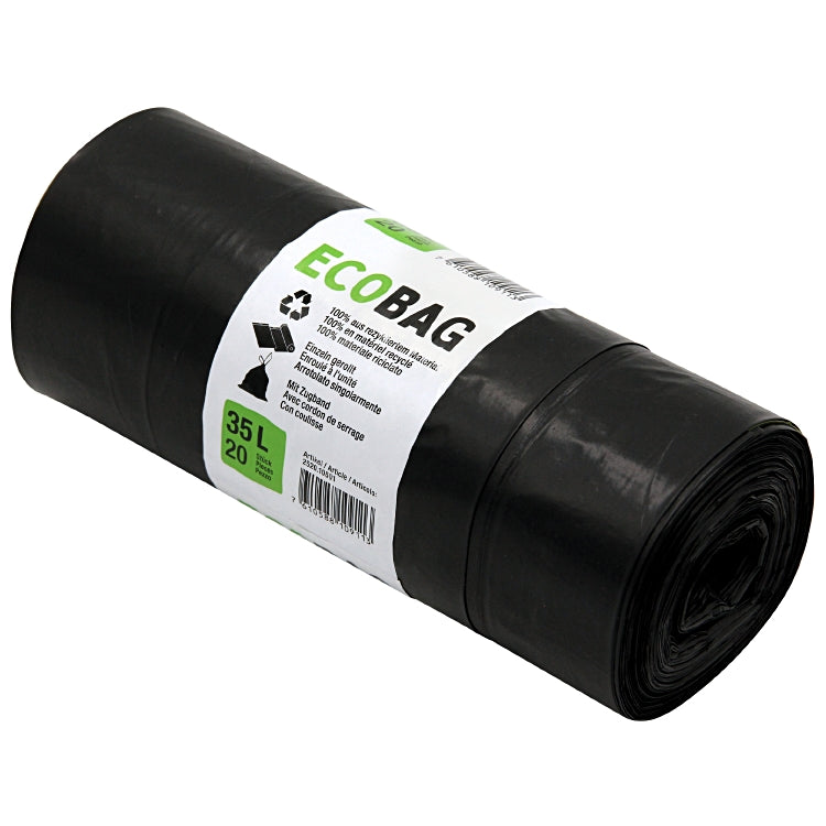 Kehrichtsack 35L schwarz, Quickbag Recyclingart