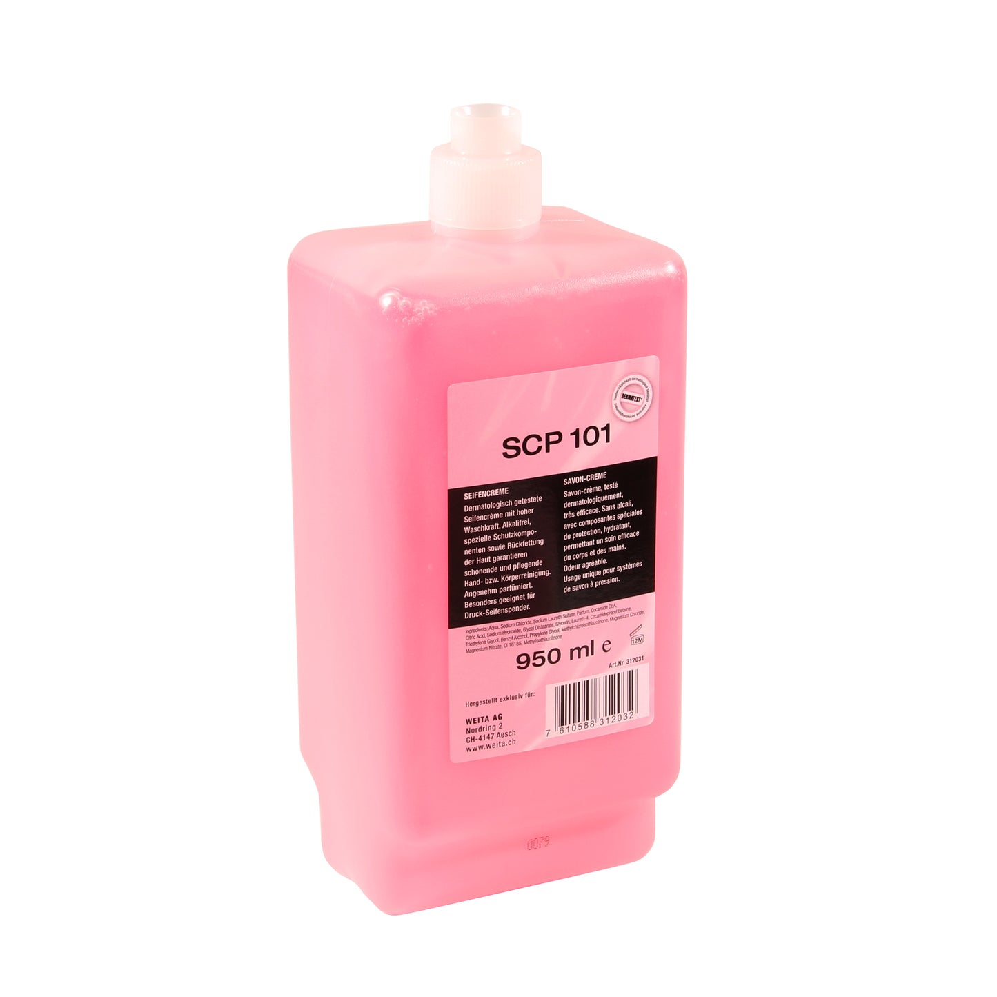 Seifencrème rosa SCP 101 950ml