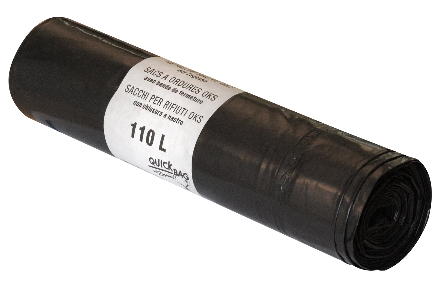 Venardo Kehrichtsack 110L/schwarz OKS, Rolle à 10 Stk.