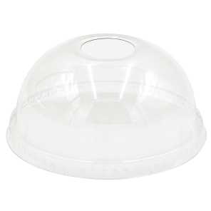 VERIVE Domdeckel mit Loch D 95mm rPET, 50 Stk.