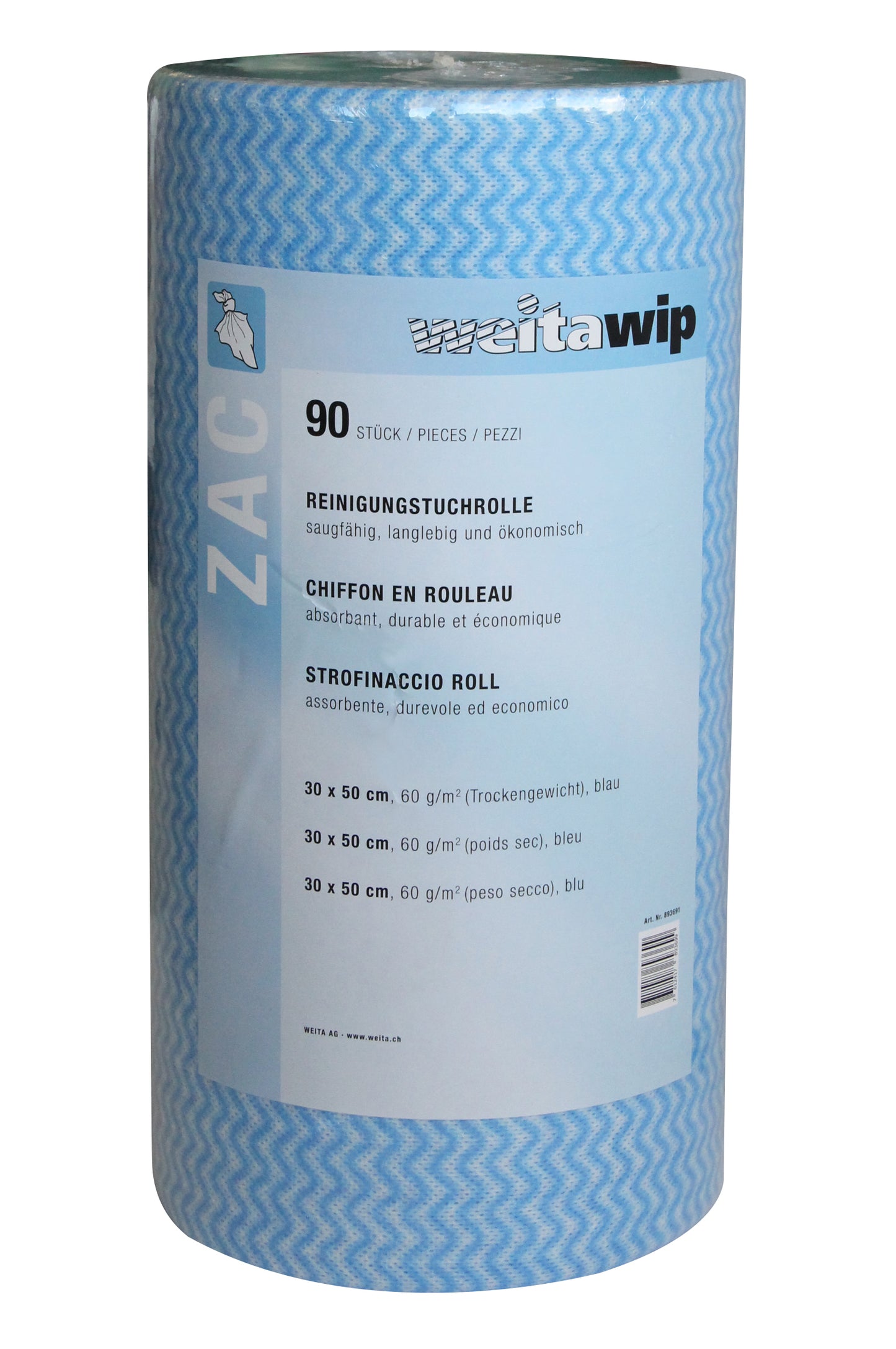 W-Wipe Blue 50x30cm