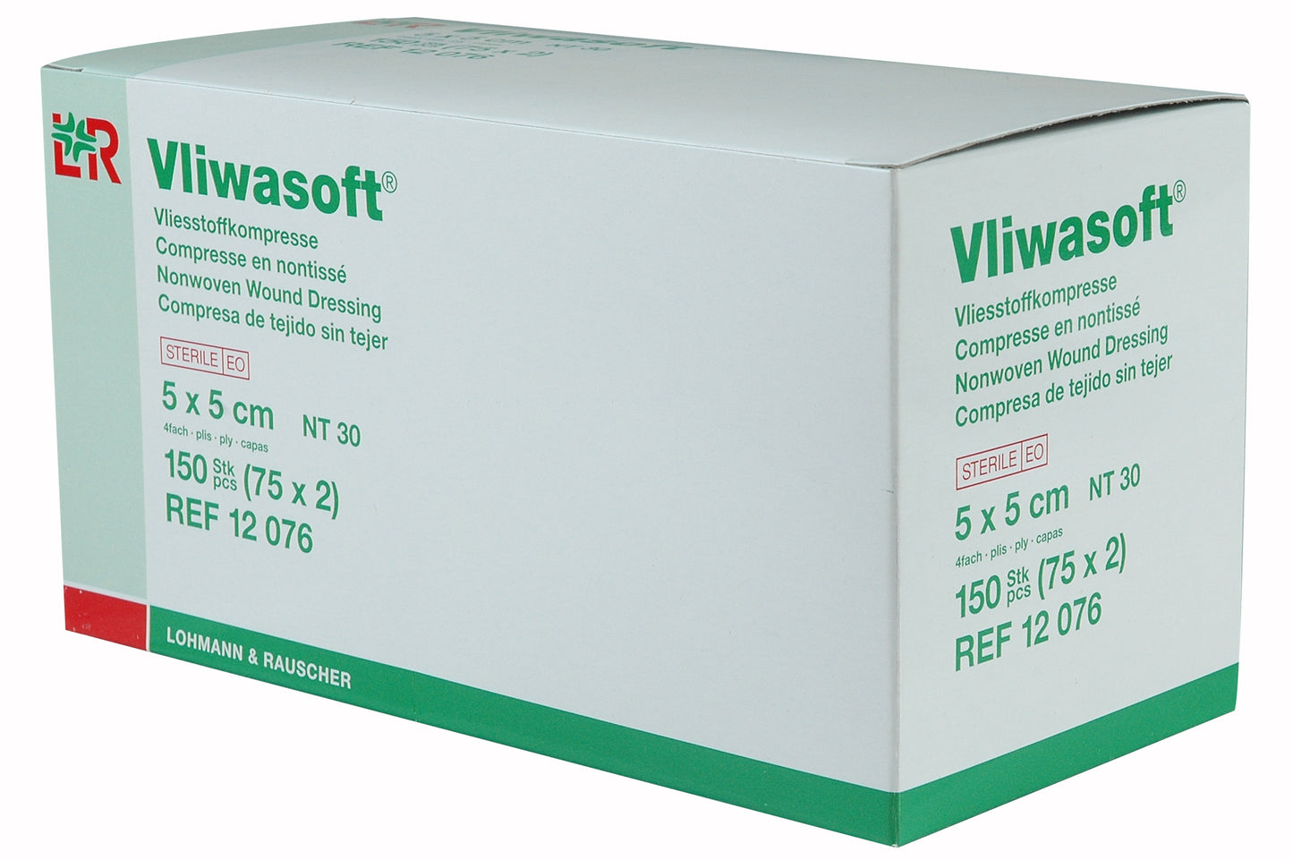 Vliwasoft 7.5x7.5cm, steril