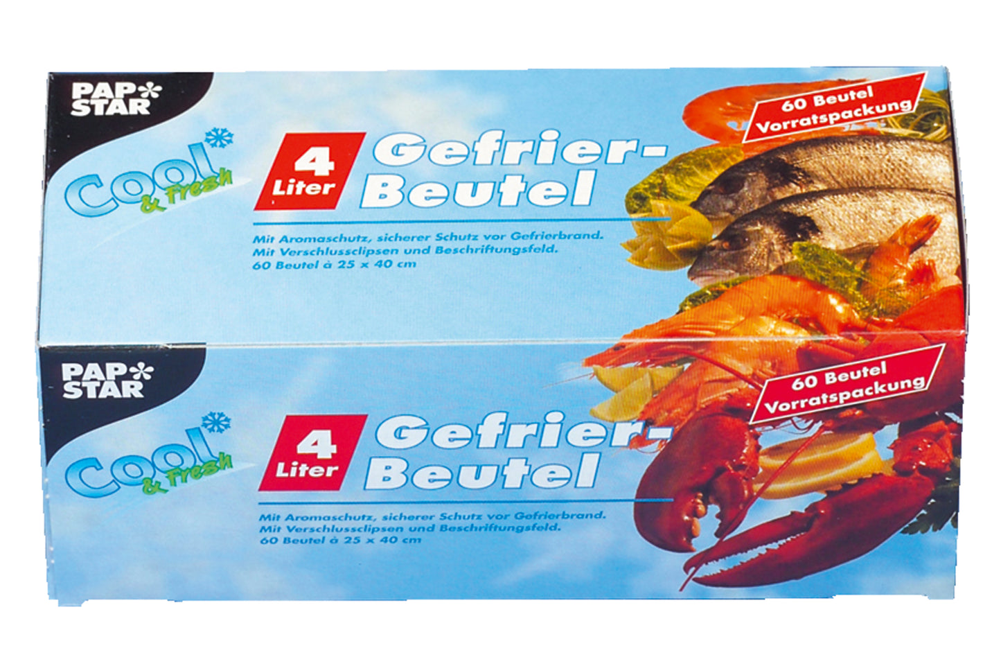 Gefrierbeutel 4 l, 40 x 25 cm