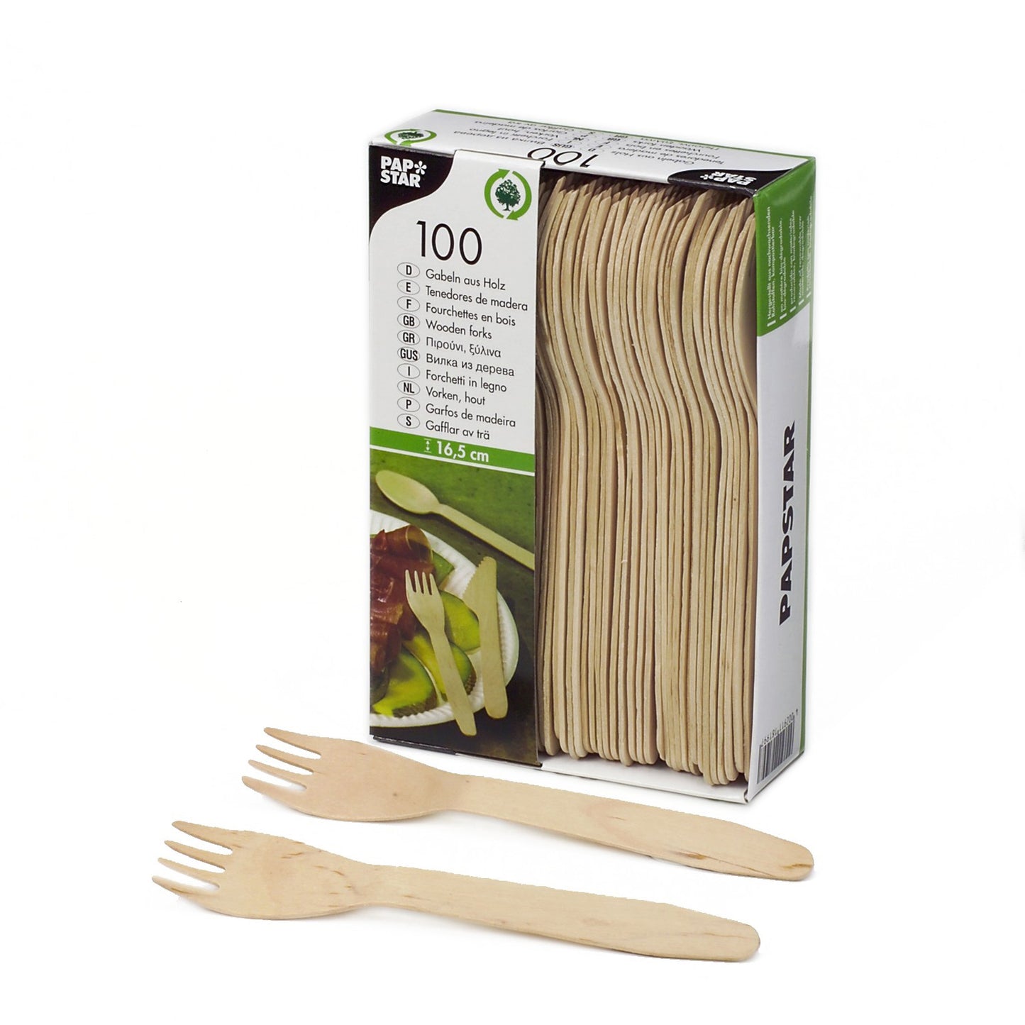 Holzgabeln 16.5 cm