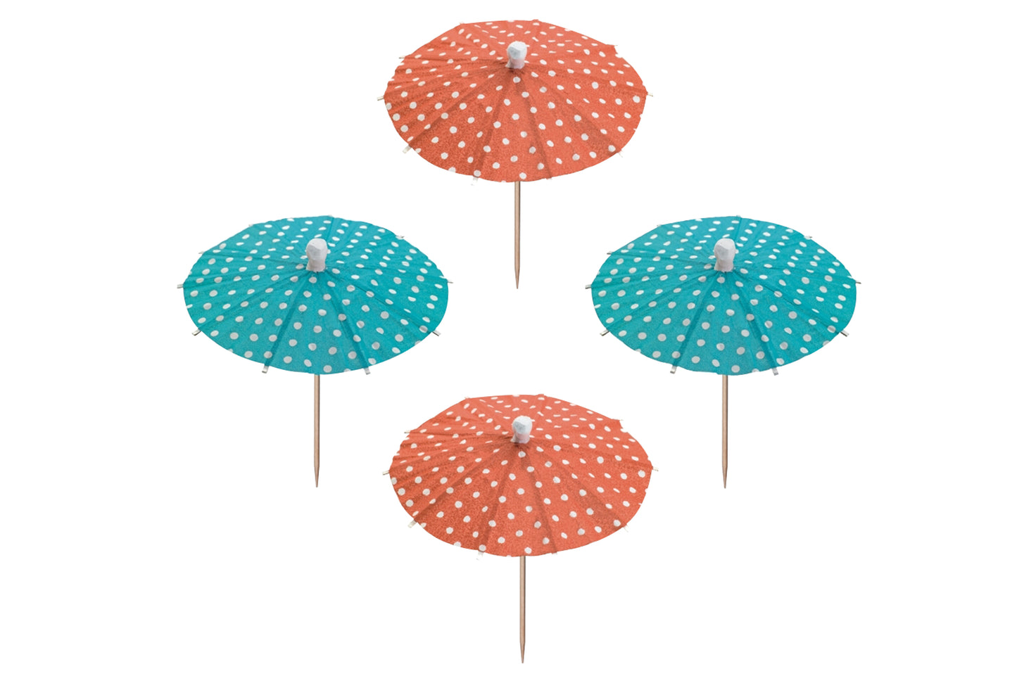 Deko-Picker Eisschirmchen Dots