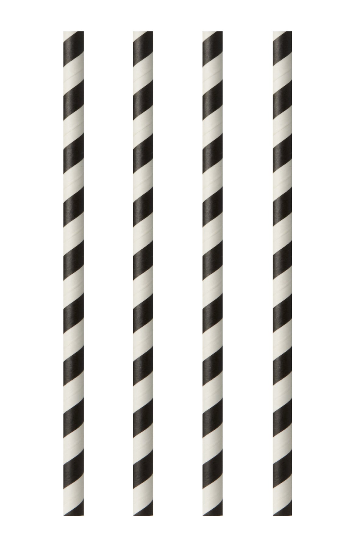 Trinkhalme STRIPES Papier 20cm