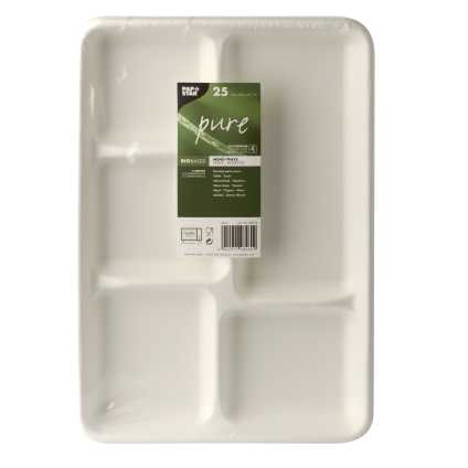 Menu-Tray, Zuckerrohr, PURE