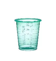 MediBecher waschbar grün 25ml