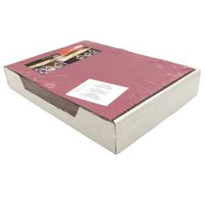 Tischset aus Papier bordeaux