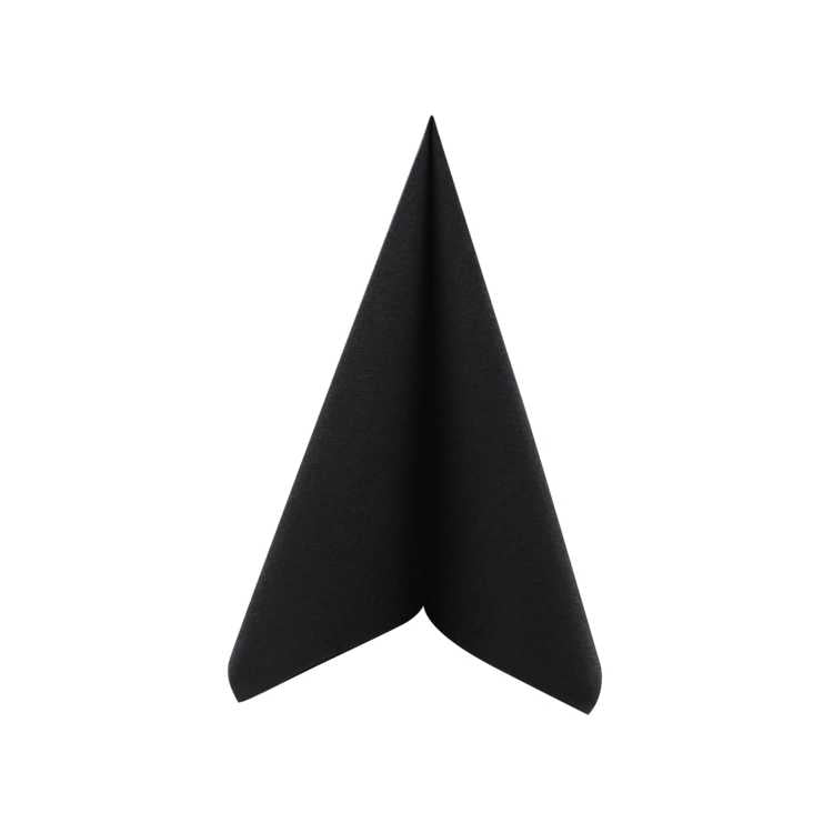 Serviette Surlys schwarz