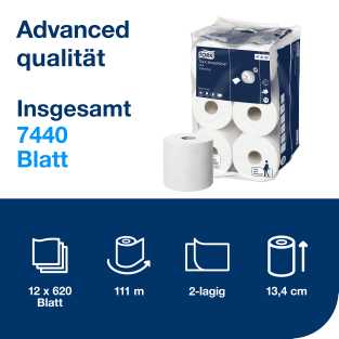 Toilettenpapier Tork Advanced SmartOne T9 Mini