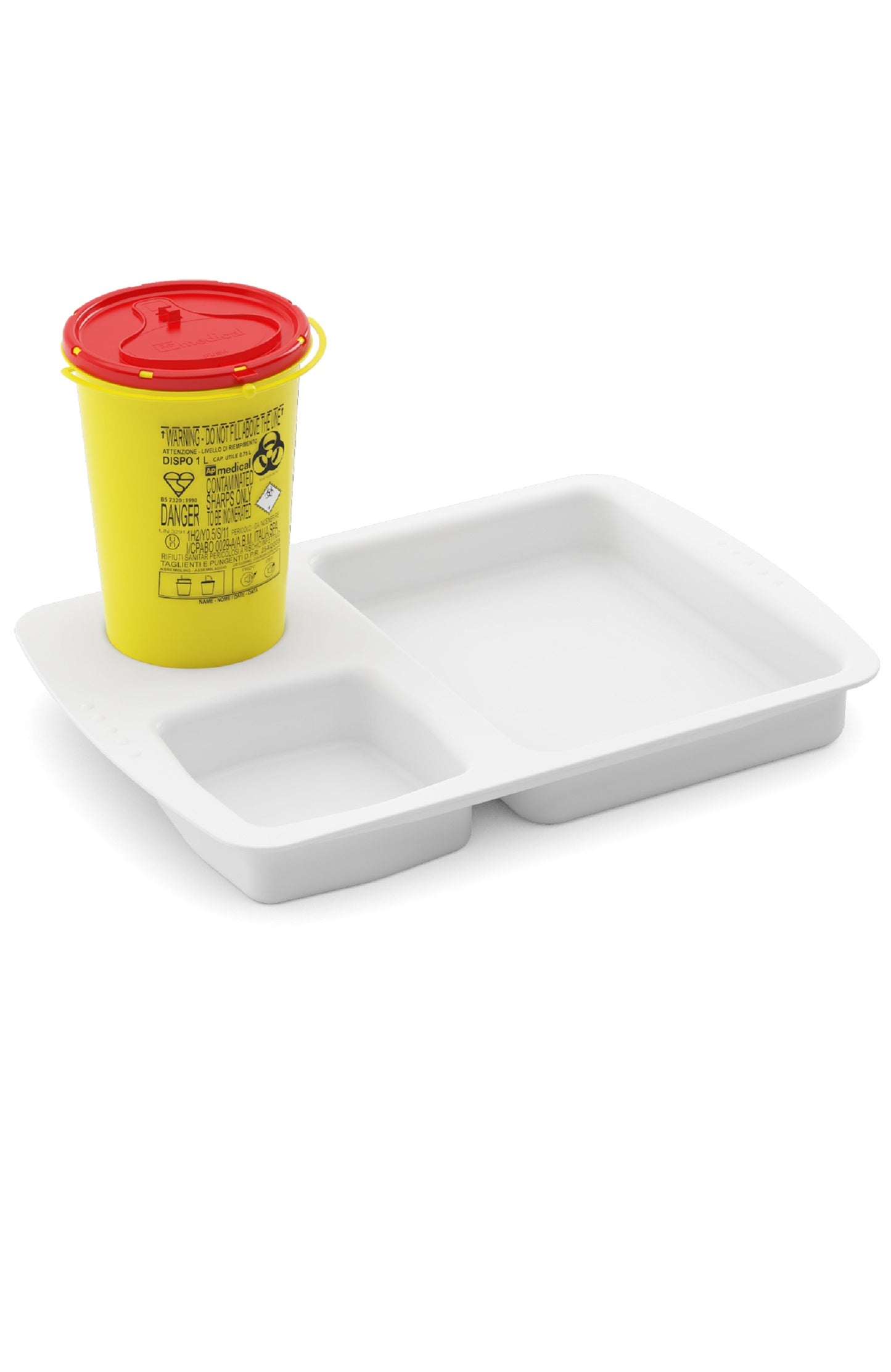 Pflegetablett weiss