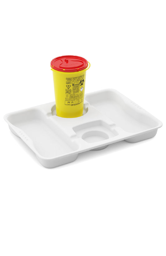 Pflegetablett weiss