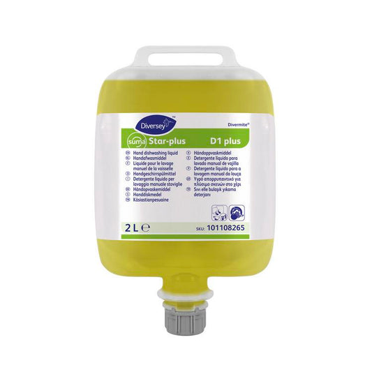 Handgeschirrspülmittel Suma Star-plus D1, 2 Liter