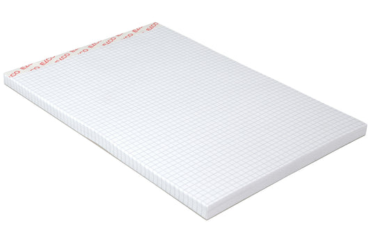 Block weiss 4mm grau kariert