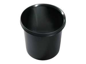 HELIT Papierkorb 18l schwarz