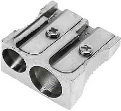 Doppelspitzer aus Metall