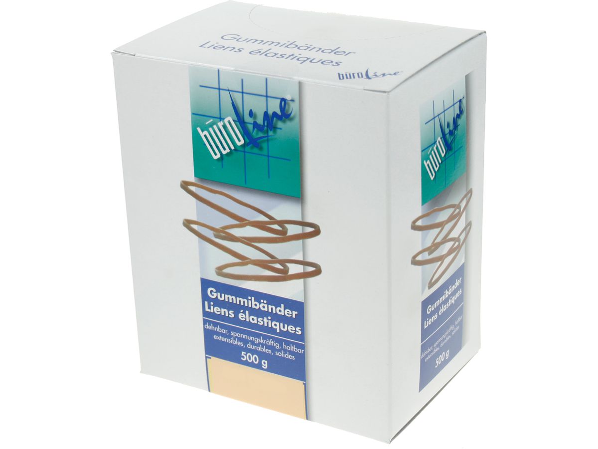 BÜROLINE Gummibänder 80mm 1554