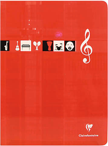 CLAIREFON Musikheft 17x22cm 37