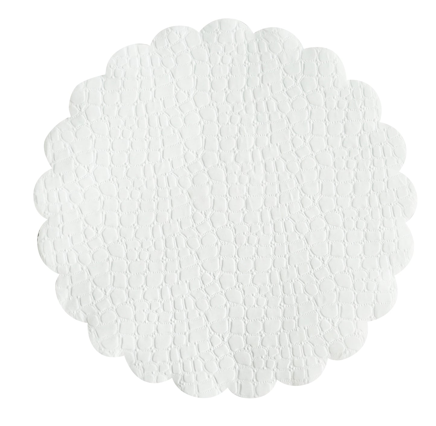 Plattenpapier Kroko rund 9 cm