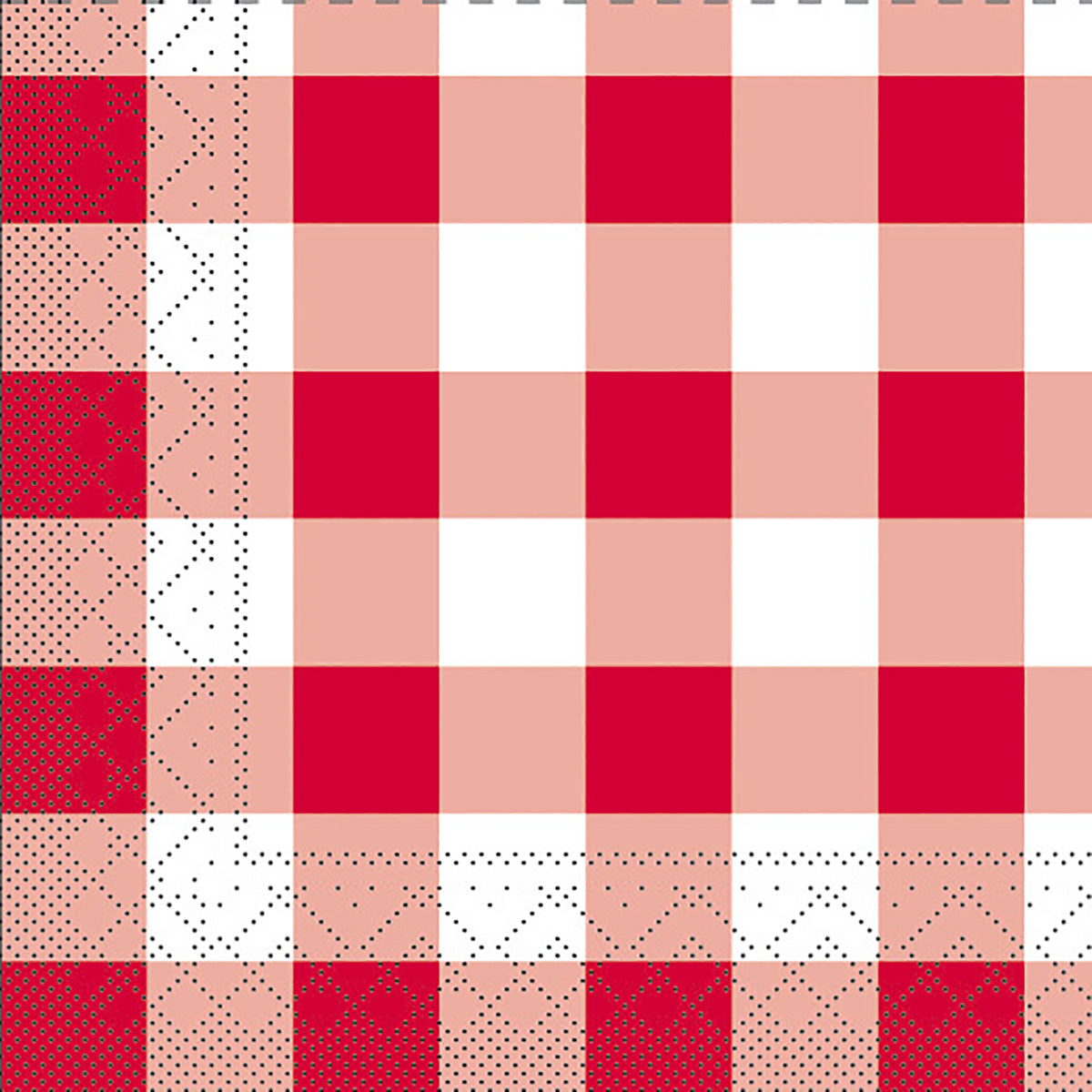 Serviette Karo  rot