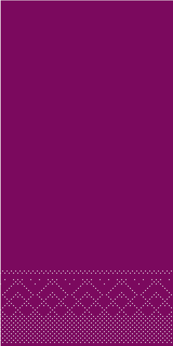 Serviette BASIC  AUBERGINE
