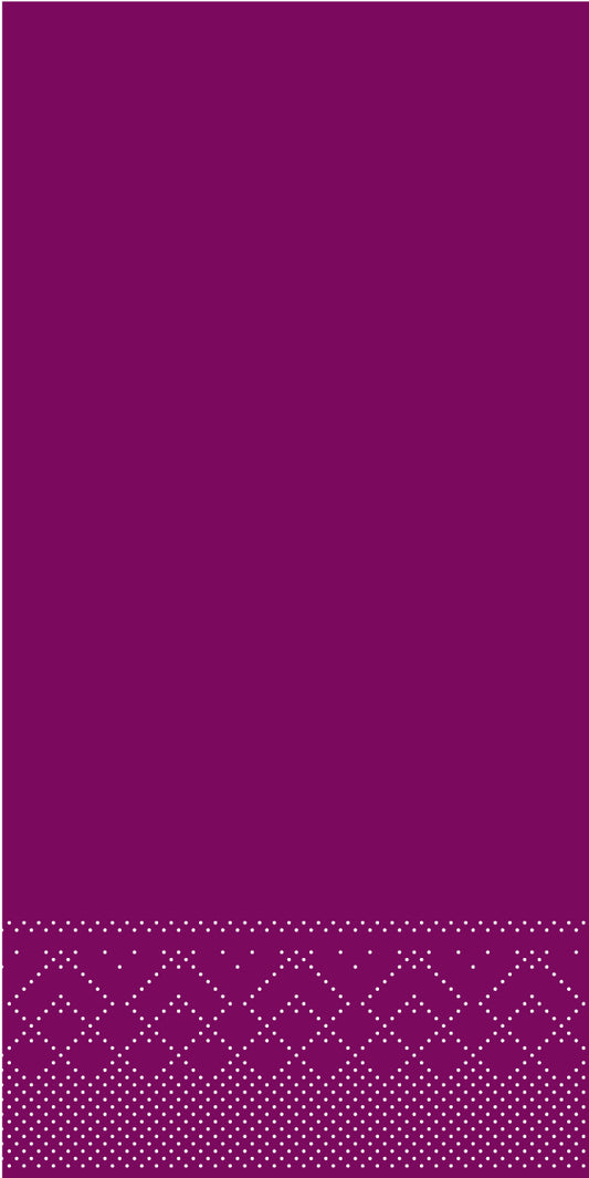 Serviette BASIC  AUBERGINE
