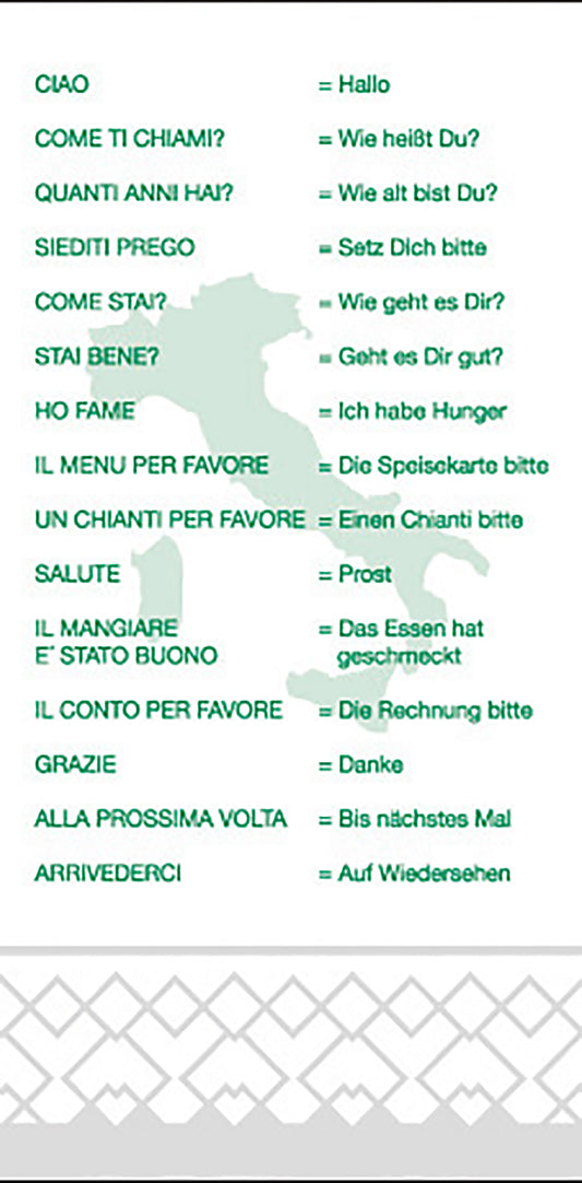 Serviette Italia