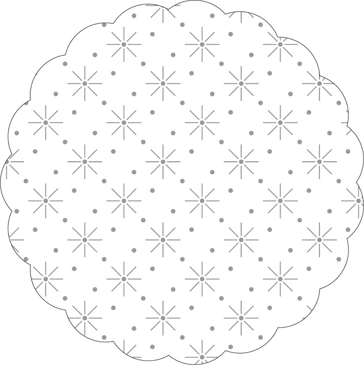 Deckchen BASIC: WHITE Sternep.
