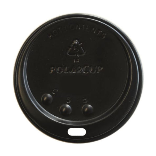 Deckel DOM D90mm schwarz PP