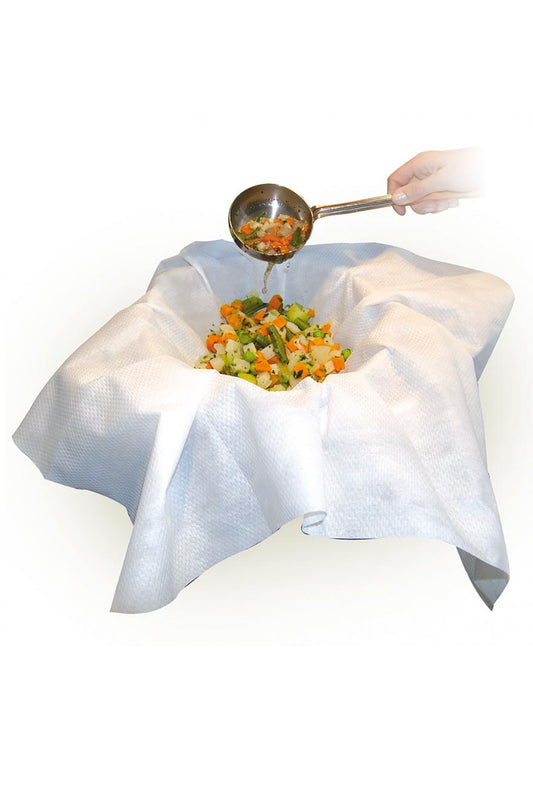Passiertuch 75x75cm weiss