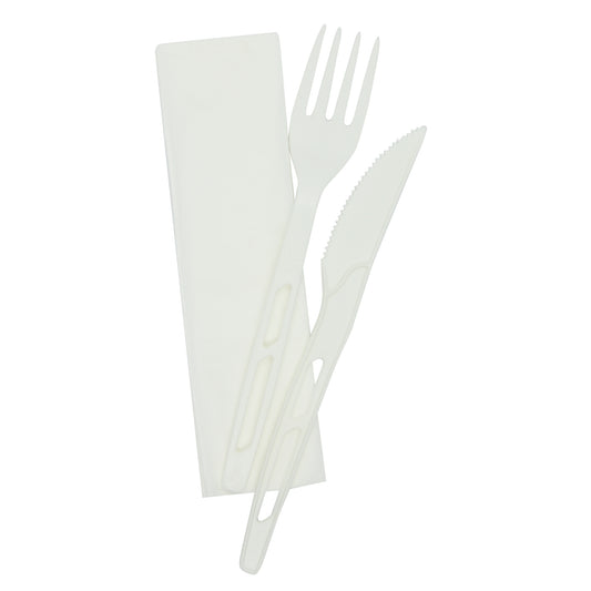 Besteckset C-PLA 3-teilig