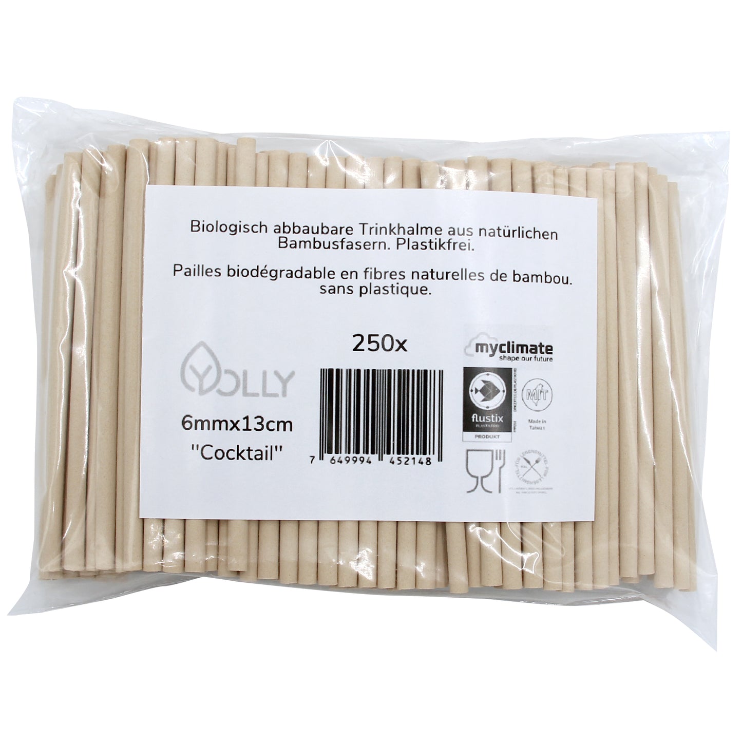 Trinkhalm Bambusfaser