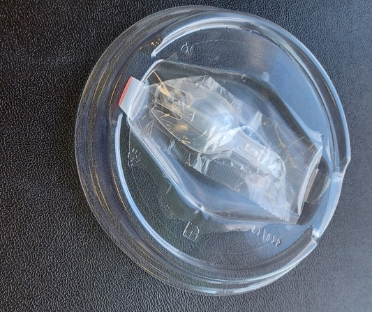 Deckel RPET glasklar