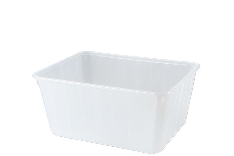 Mehrwegbox ZERO 750ml, Karton à 200 Stk, PP, transp. 140x116x68mm, inkl. Deckel