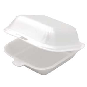 Hamburgerboxen Weiss
