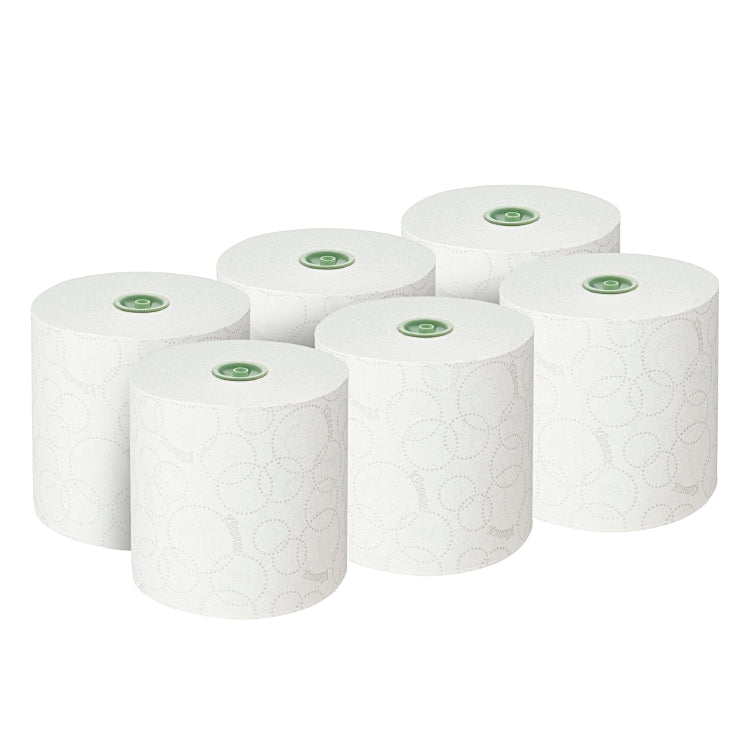 Handtuchrolle KLEENEX weiss Karton à 6 Rollen à 800 Blatt, 2-lagig
