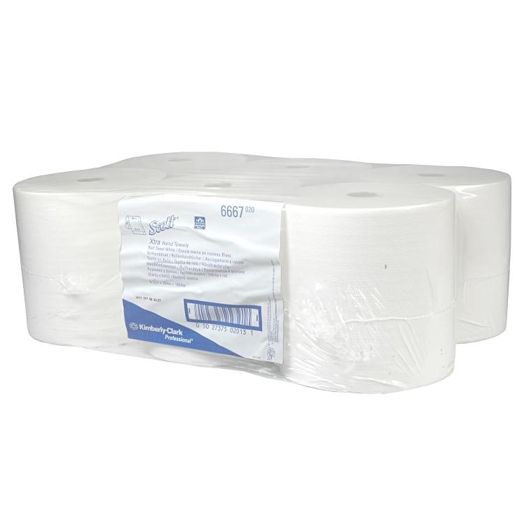 Rollenhandtücher Scott® weiss, 1-lagig, 304.0 m