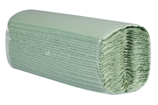 Papierhandtücher grün Krepp