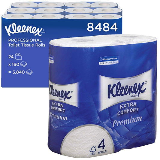 Toilettenpapier 4-lagig Kleenex® Premium, Sack à 24 Rollen