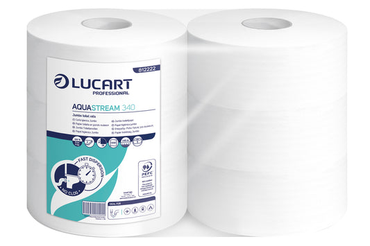 Toilettenpapier Jumbo Aquastre