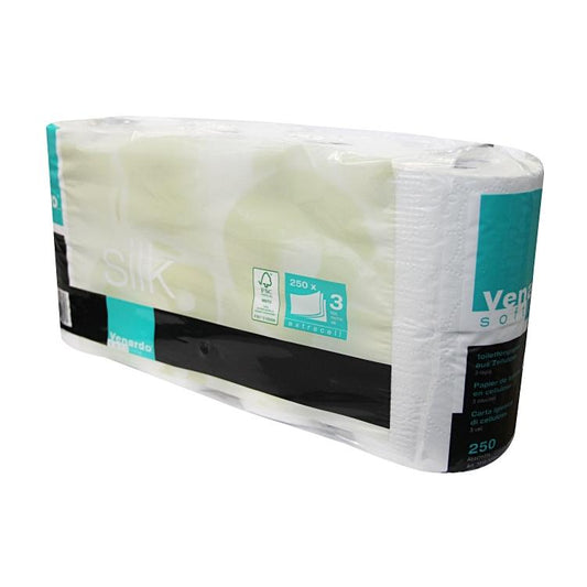 Toilettenpapier Venardo Silk, 56 Rollen