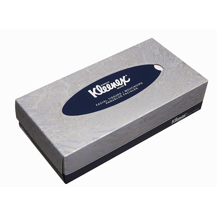 Kleenex Kosmetiktuch 2-lagig, weiss, Karton à 21 Box à 100 Tücher