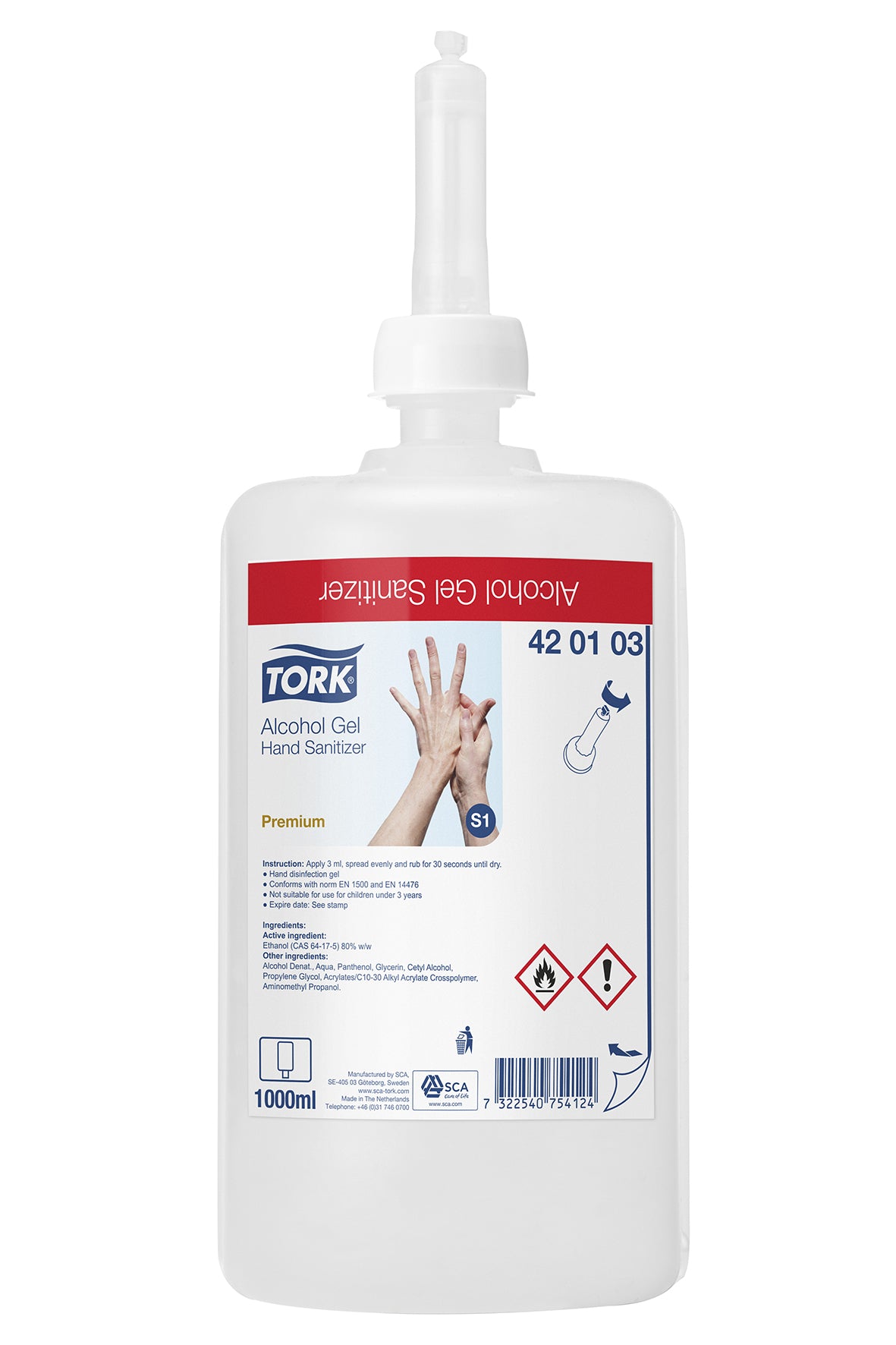 Tork Händedesinfektionsgel S1